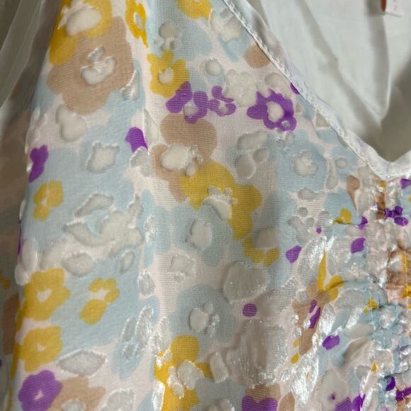 See by Chloe Abstract Felt Asymmetrical BOHO Top Size S - Picture 9 of 9